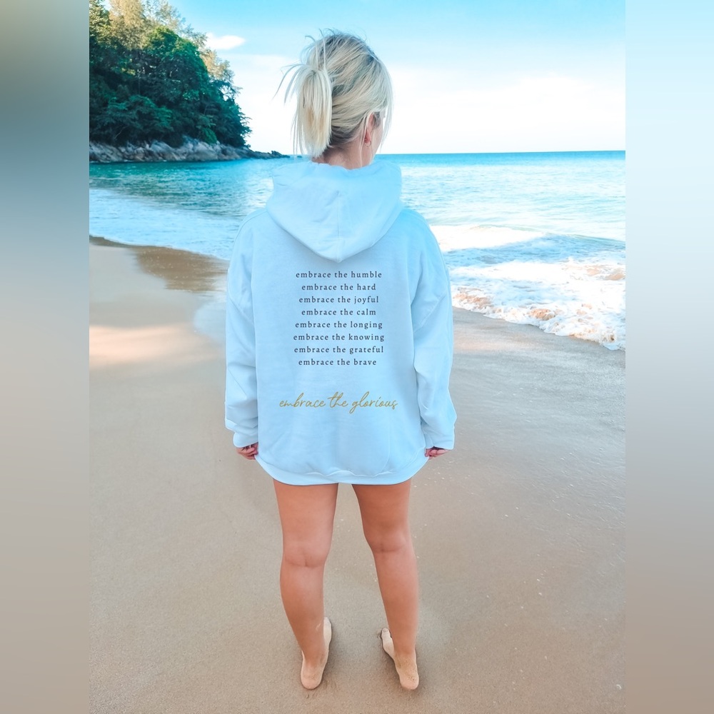 Yoga Bitch Glorious Mantra Loose Fit Hoodie NWT